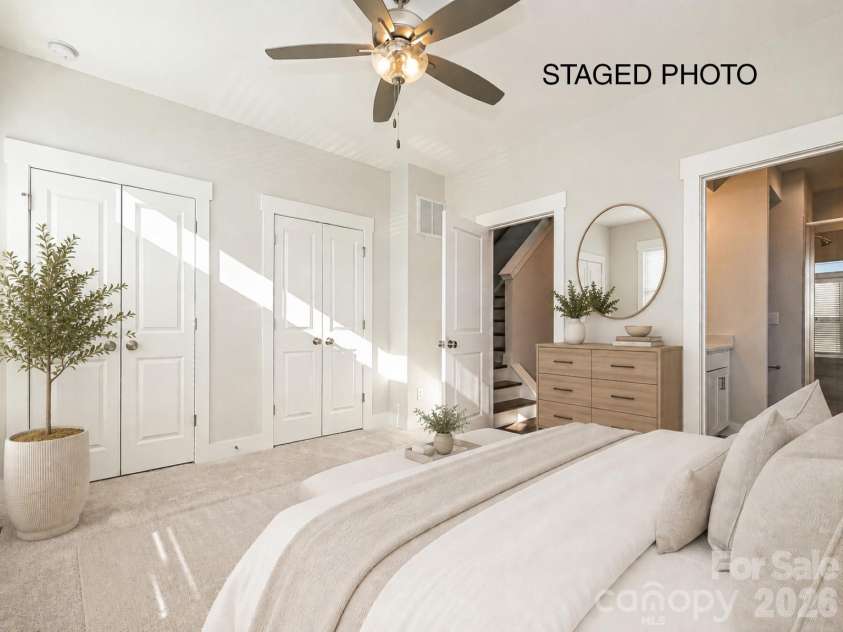 1229 34th Street, Charlotte, NC 28205.  MLS# CAR4211272, YatesRealty ID 1502. Premier Bedroom *Virtually Staged*