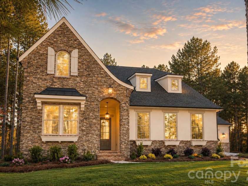 134 Willow View Loop, Davidson, NC 28036.  MLS# CAR4307195, YatesRealty ID 15032. Balboa French Cottage Exterior Option