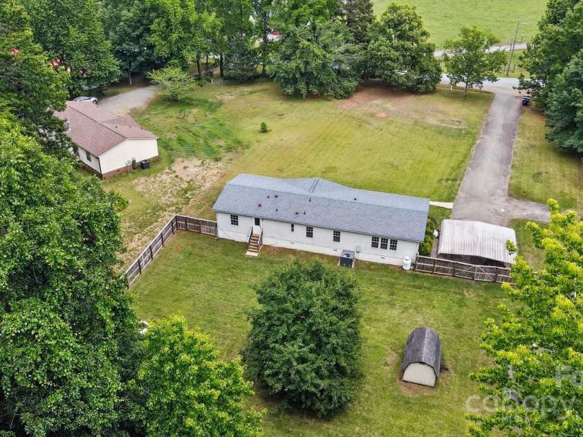 12382 Ritchie Road, Midland, NC 28107.  MLS# CAR4258214, YatesRealty ID 15036. Drone Rear