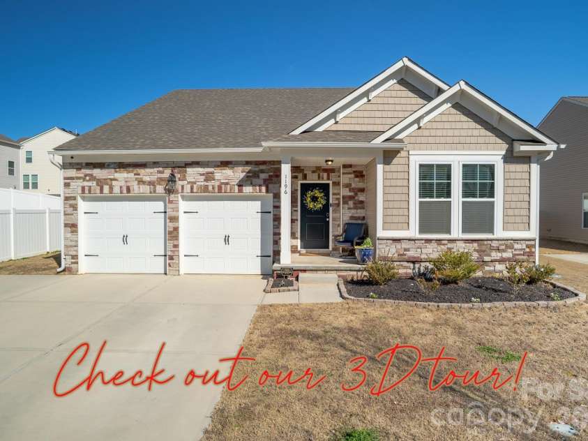 1196 Cavalier Lane, Rock Hill, SC 29730.  MLS# CAR4349940, YatesRealty ID 15041. 