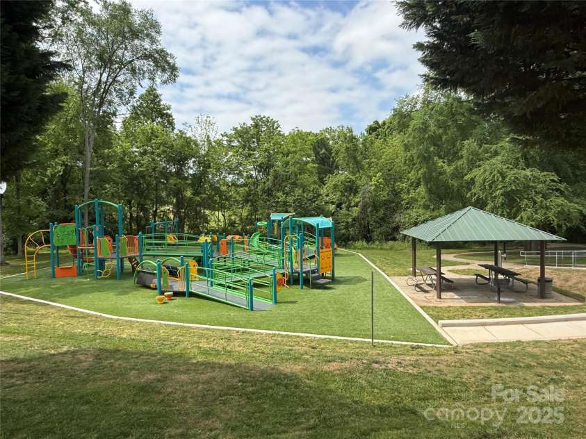 2638 Double Oaks Road, Charlotte, NC 28206.  MLS# CAR4252717, YatesRealty ID 15041. View of playground and picnic gazebo.