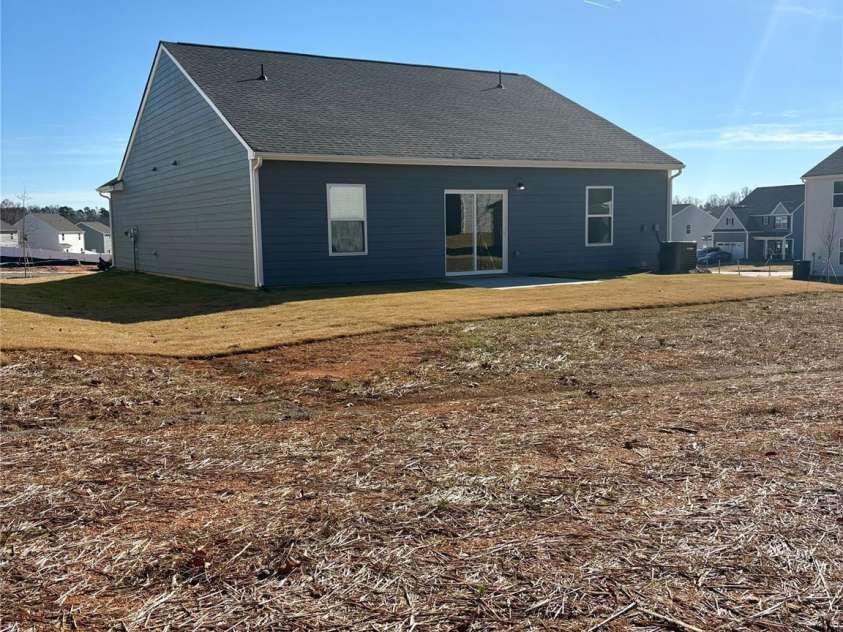 125 Jacobs Hill Place, Troutman, NC 28166.  MLS# CAR4233956, YatesRealty ID 15045. Photo Taken 11/29 Large Lot With Great Backyard! See Plot Plan!