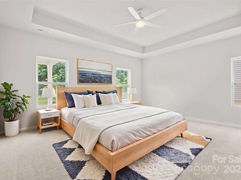 423 Shallowford Drive, Rock Hill, SC 29732.  MLS# CAR4253461, YatesRealty ID 15056. Virtually Staged Primary Bedroom