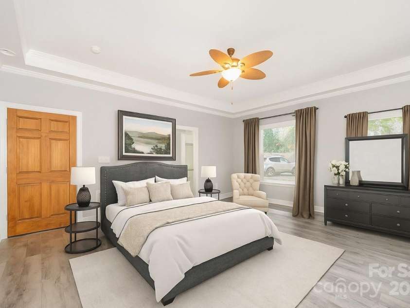 182 Canal Drive, Statesville, NC 28677.  MLS# CAR4318839, YatesRealty ID 1506. Bedroom digital image, not actually furnished