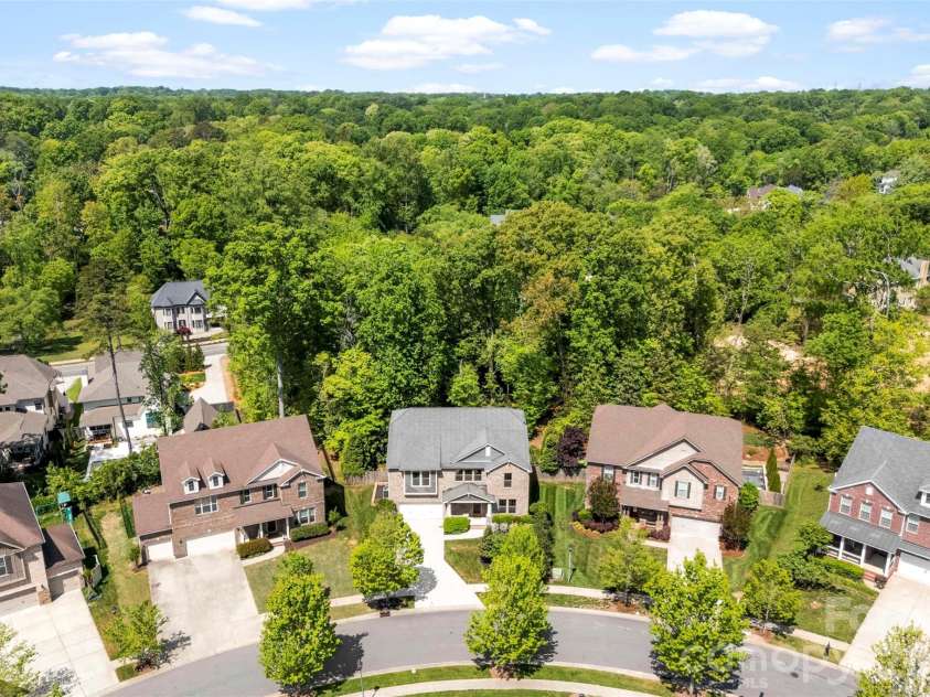 220 Kingsdown Avenue, Charlotte, NC 28270.  MLS# CAR4423141, YatesRealty ID 15060. Aerial View