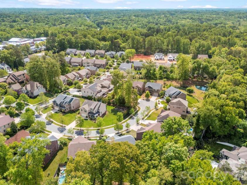 220 Kingsdown Avenue, Charlotte, NC 28270.  MLS# CAR4423141, YatesRealty ID 15060. Aerial View