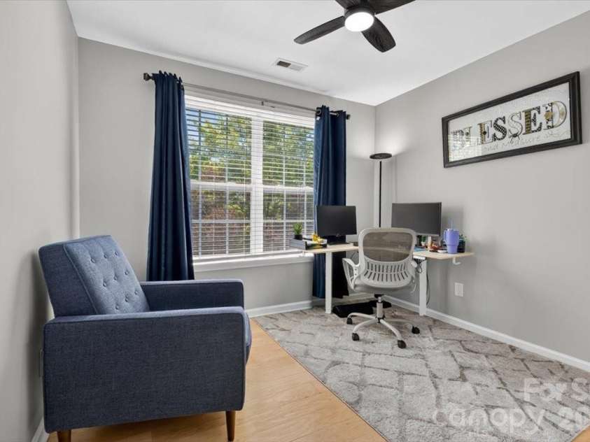 226 Dawn Mist Lane, Fort Mill, SC 29708.  MLS# CAR4369193, YatesRealty ID 15066. Bedroom #3 - currently utilized as a office