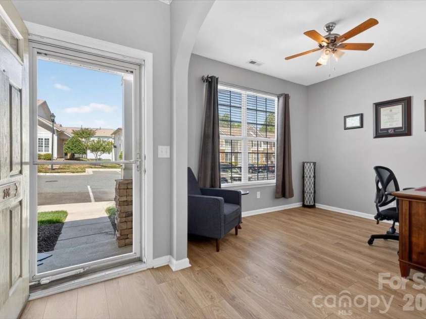 226 Dawn Mist Lane, Fort Mill, SC 29708.  MLS# CAR4369193, YatesRealty ID 15066. View of the flex space - currently utilized as an office