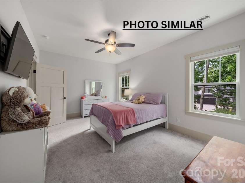227 Northview Drive, Hendersonville, NC 28791.  MLS# CAR4359426, YatesRealty ID 15068. Upstairs bedroom #2