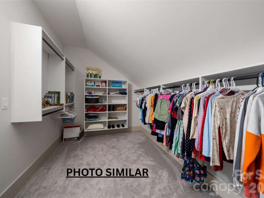 227 Northview Drive, Hendersonville, NC 28791.  MLS# CAR4359426, YatesRealty ID 15068. Upstairs bedroom #2 HUGE walk-in closet