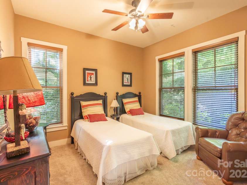 150-2 Saddle Notch Lane, Tuckasegee, NC 28783.  MLS# CAR4181029, YatesRealty ID 15075. Secondary large bedroom