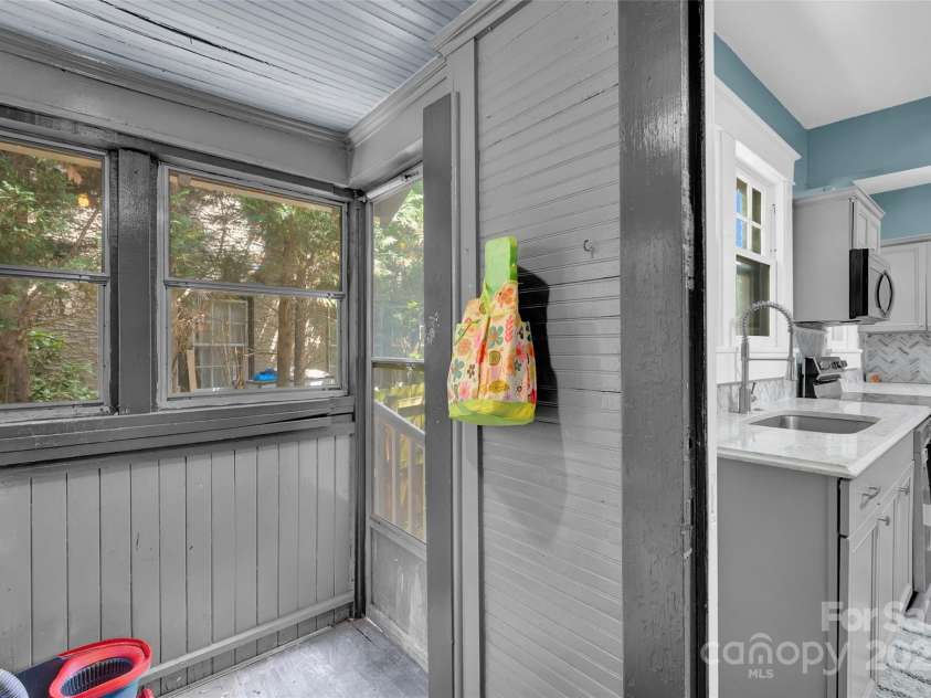 510 Wiley Avenue, Salisbury, NC 28144.  MLS# CAR4256119, YatesRealty ID 15082. Mudroom and storage off the kitchen with exterior access from side yard.