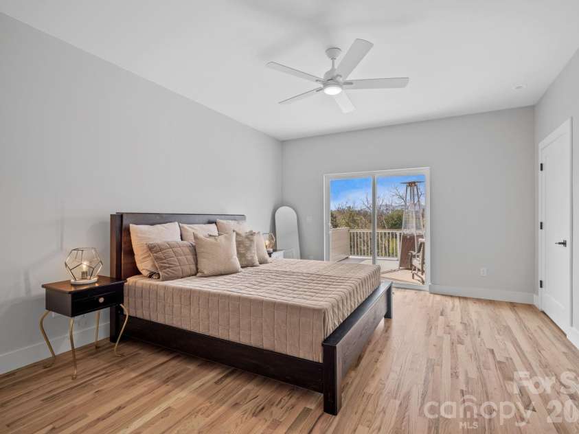 9 Gudger Road, Asheville, NC 28806.  MLS# CAR4406363, YatesRealty ID 15085. Primary Suite on the 3rd Level