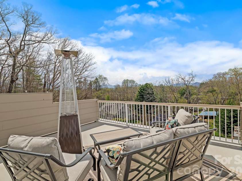 9 Gudger Road, Asheville, NC 28806.  MLS# CAR4406363, YatesRealty ID 15085. Rooftop Terrace