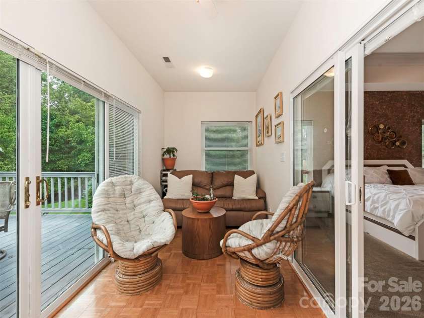 9535 Potter Road, Matthews, NC 28104.  MLS# CAR4365196, YatesRealty ID 15087. Sitting Area off the Bedroom 