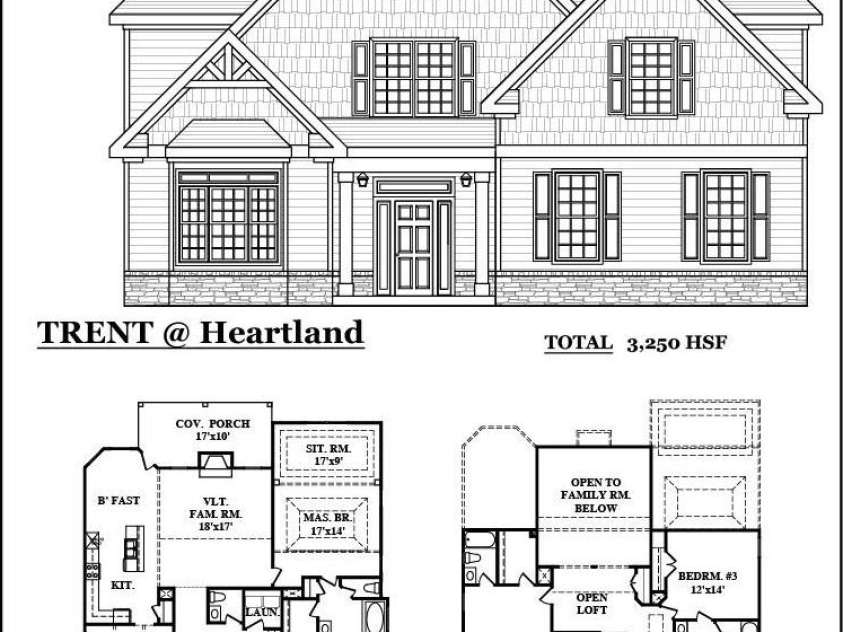 227 Heartland Drive, Rock Hill, SC 29732.  MLS# CAR4196715, YatesRealty ID 1510. Floor Plan