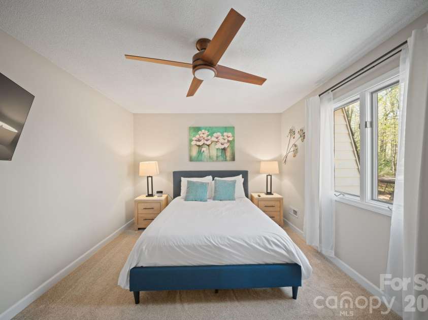 363 Sequoyah Lane, Brevard, NC 28712.  MLS# CAR4370995, YatesRealty ID 15106. Bedroom #2 upstairs