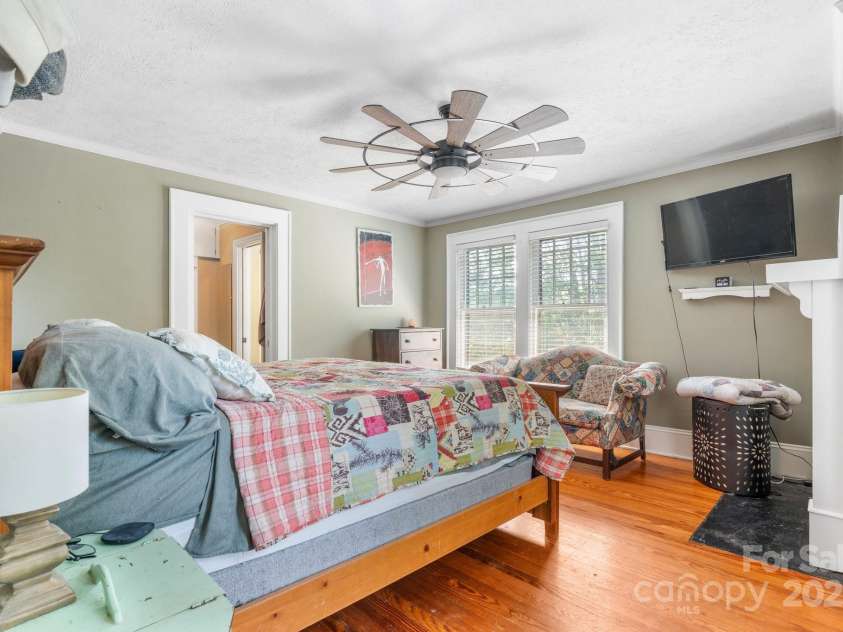 313 Main Street, Morganton, NC 28655.  MLS# CAR4275502, YatesRealty ID 1512. Primary bedroom. 