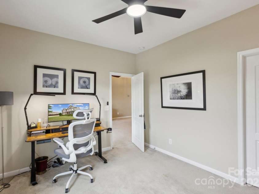 4430 Bravery Place, Concord, NC 28027.  MLS# CAR4260859, YatesRealty ID 15120. Bedroom #3- with walk in closet.