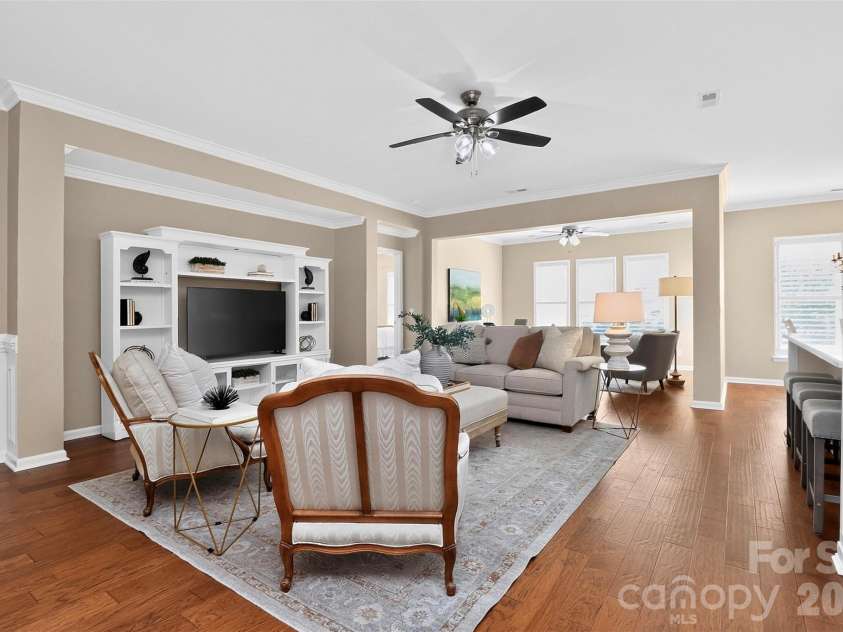 2015 Vermount Way, Indian Land, SC 29707.  MLS# CAR4412967, YatesRealty ID 15122. Living room toward windows