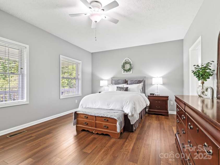 642 Bull Creek Road, Mars Hill, NC 28754.  MLS# CAR4260384, YatesRealty ID 15122. Master Bedroom on main level.