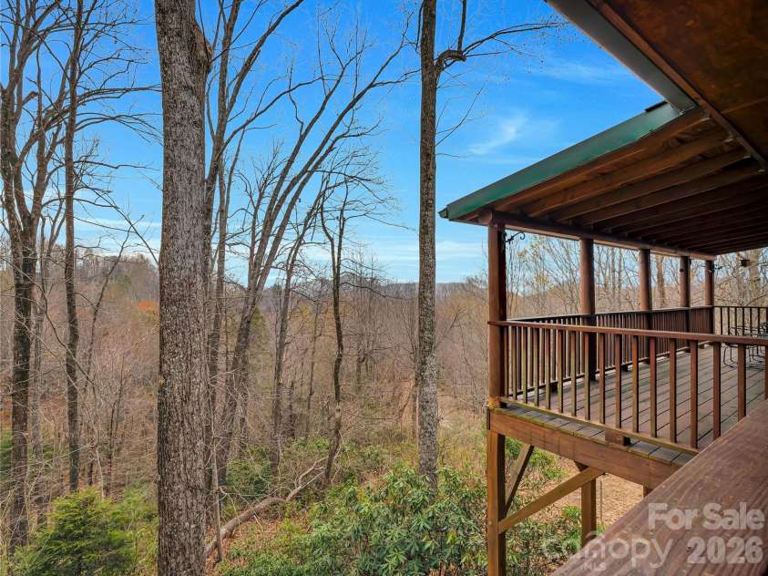 212 Glen Echo Circle, Saluda, NC 28773.  MLS# CAR4369603, YatesRealty ID 15139. Winter views are beautiful