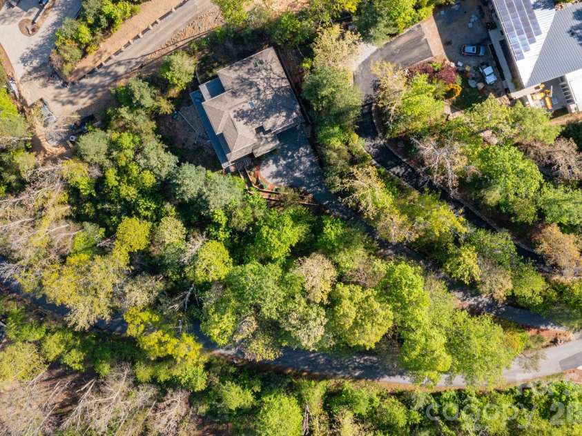 36 Spy Pointe Lane, Fletcher, NC 28732.  MLS# CAR4372672, YatesRealty ID 15149. Aerial Image