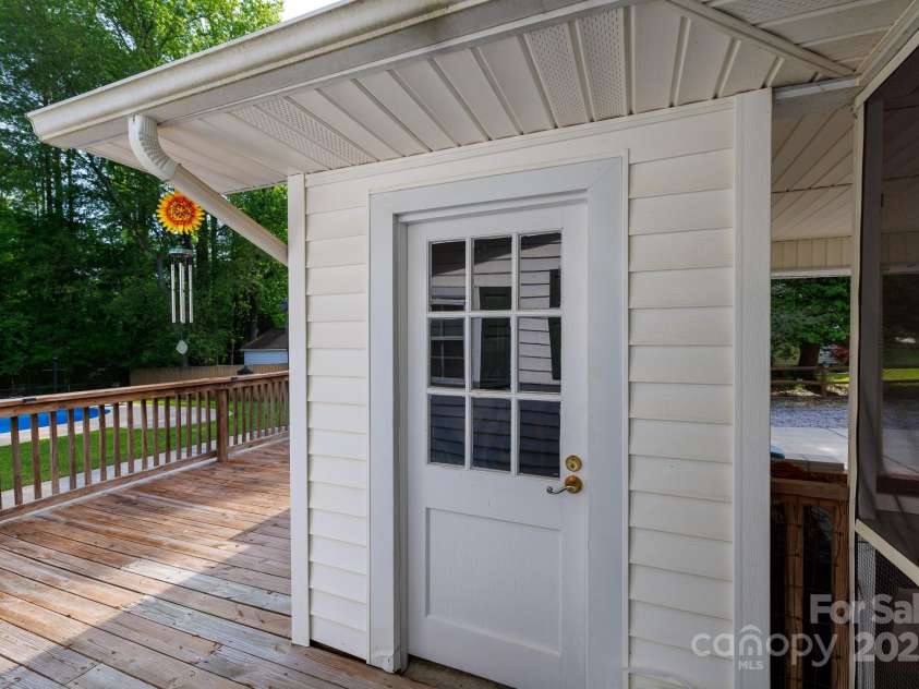 1115 Old Thompson Avenue, Lancaster, SC 29720.  MLS# CAR4249647, YatesRealty ID 15154. Utility Room for pool and yard supplies