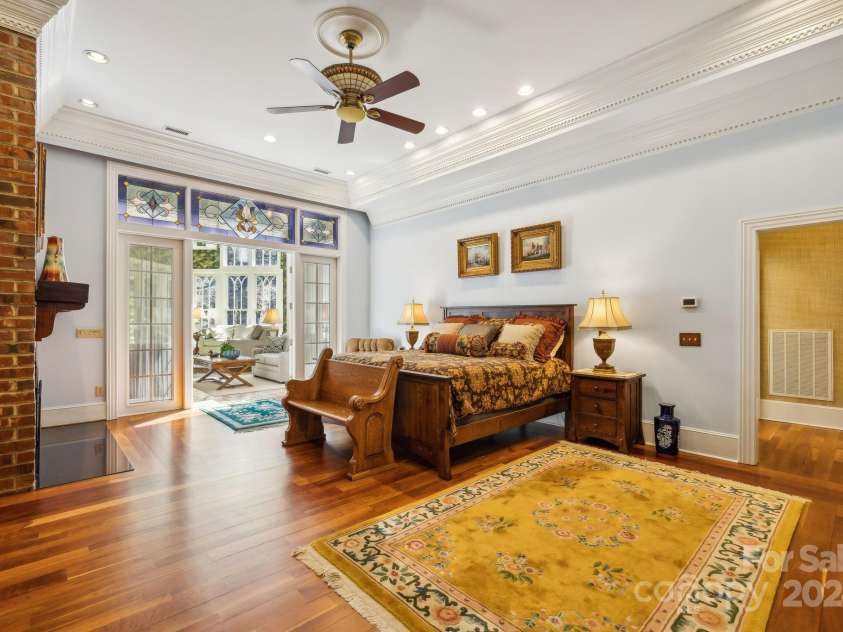 5712 Summit Road, Purlear, NC 28665.  MLS# CAR4141857, YatesRealty ID 1516. Master Suite W/Fireplace Main