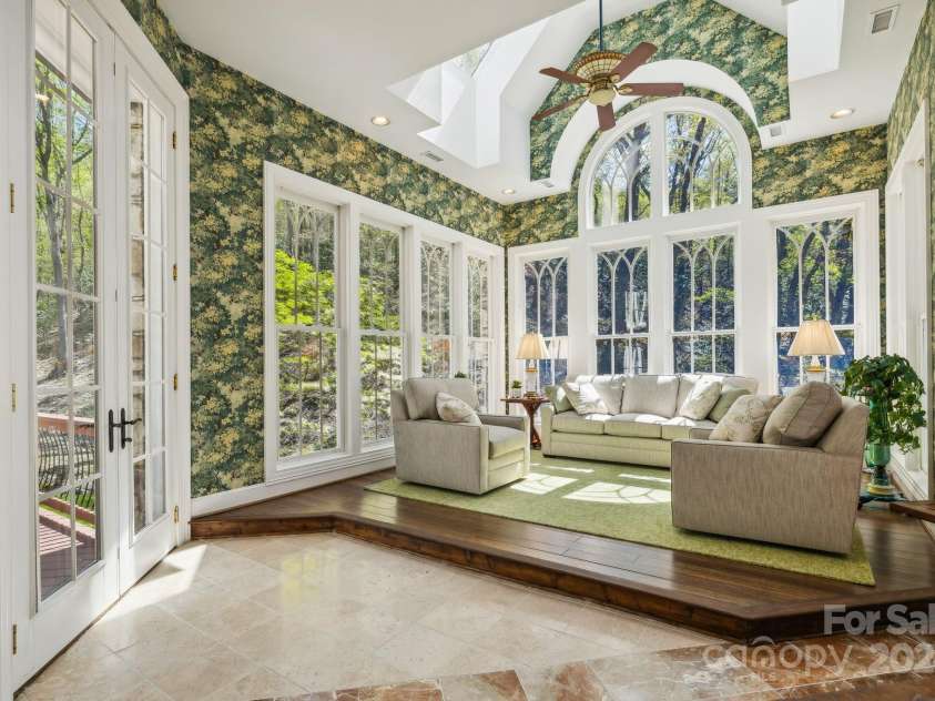 5712 Summit Road, Purlear, NC 28665.  MLS# CAR4141857, YatesRealty ID 1516. Sunroom