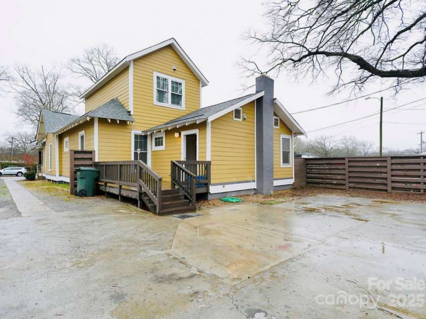 350 Marion Street, Rock Hill, SC 29730.  MLS# CAR4210905, YatesRealty ID 15163. Rear View Unit B