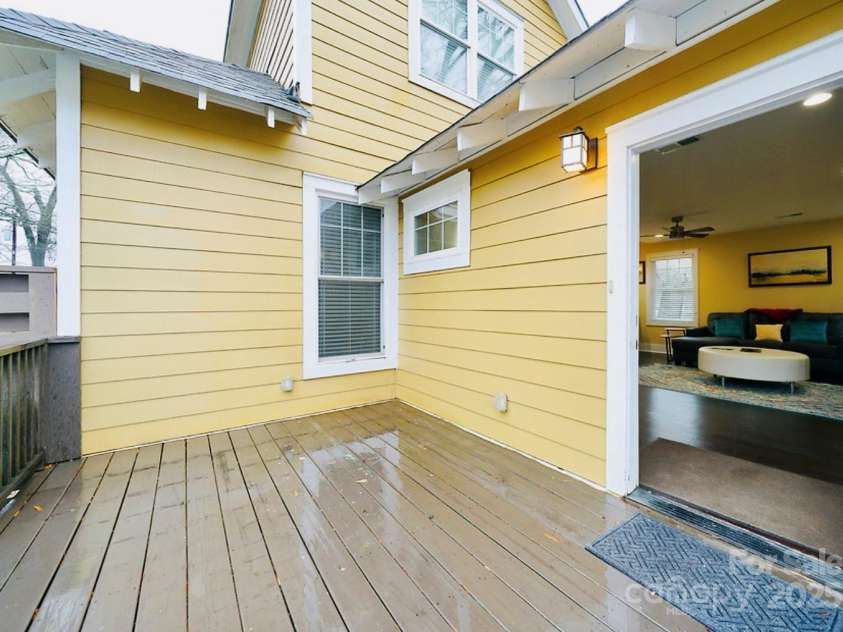 350 Marion Street, Rock Hill, SC 29730.  MLS# CAR4210905, YatesRealty ID 15163. Unit B- Entryway and Deck