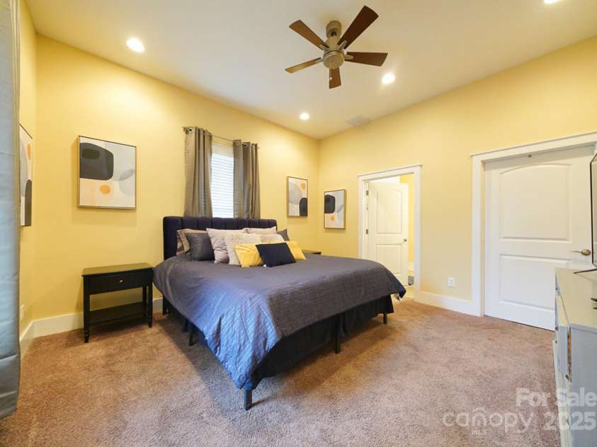 350 Marion Street, Rock Hill, SC 29730.  MLS# CAR4210905, YatesRealty ID 15163. Unit B Primary Bedroom with huge closet