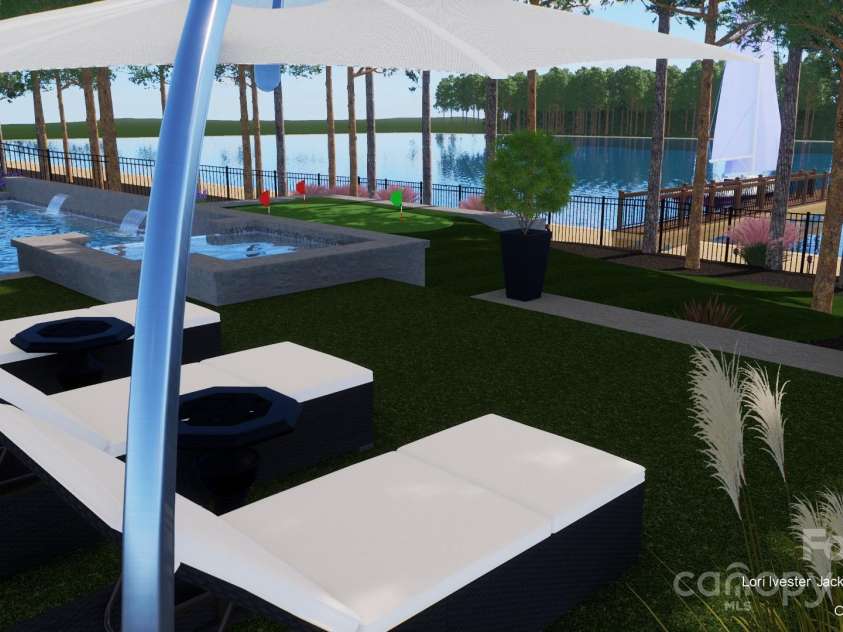 16624 Flying Jib Road, Cornelius, NC 28031.  MLS# CAR4320986, YatesRealty ID 15172. Rendering only for proposed pool ideas.