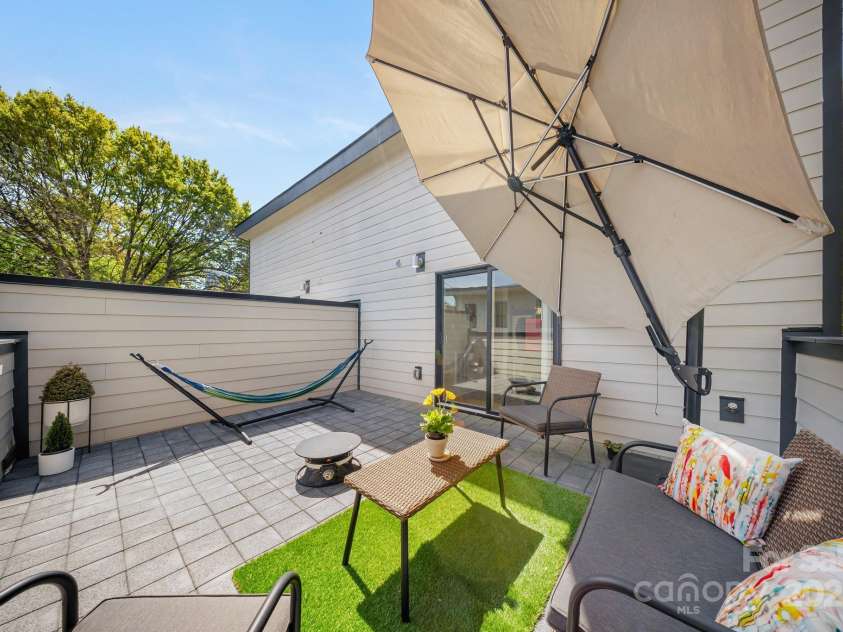 1115 Greenleaf Avenue, Charlotte, NC 28202.  MLS# CAR4248840, YatesRealty ID 15173. Rooftop Terrace Day