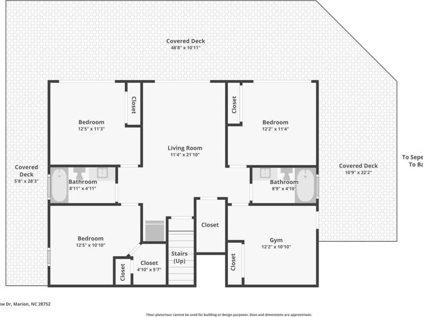 80 Valley View Drive, Marion, NC 28752.  MLS# CAR4365654, YatesRealty ID 15175. Main level.