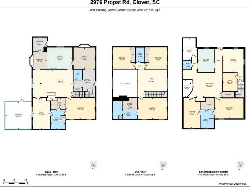 2976 / 2980 Propst Road, Clover, SC 29710.  MLS# CAR4361398, YatesRealty ID 15179. 
