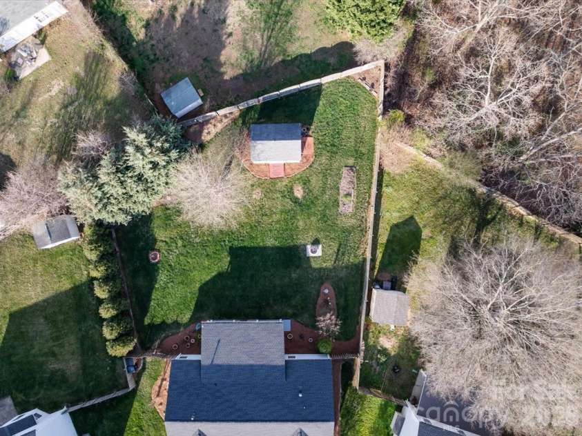 3907 Laurel View Circle, Indian Trail, NC 28079.  MLS# CAR4371913, YatesRealty ID 15186. Aerial view