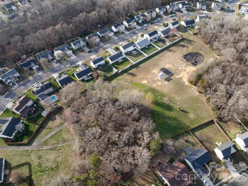 3907 Laurel View Circle, Indian Trail, NC 28079.  MLS# CAR4371913, YatesRealty ID 15186. Aerial view