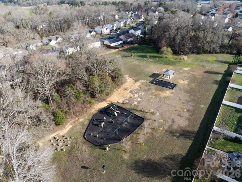 3907 Laurel View Circle, Indian Trail, NC 28079.  MLS# CAR4371913, YatesRealty ID 15186. Aerial view