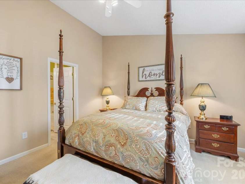 3907 Laurel View Circle, Indian Trail, NC 28079.  MLS# CAR4371913, YatesRealty ID 15186. Primary bedroom