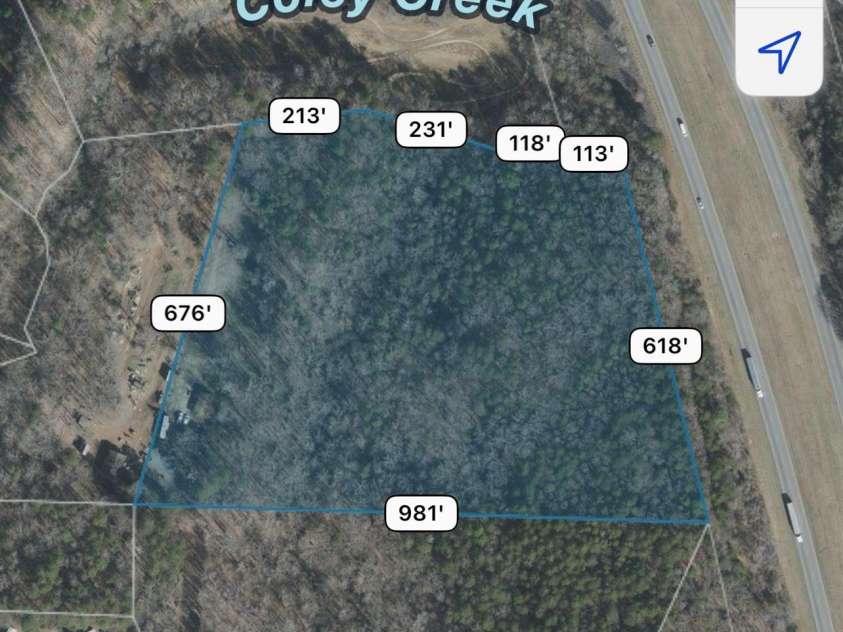 181 Canipe Road, Dallas, NC 28034.  MLS# CAR4245332, YatesRealty ID 15194. Parcel with sided house