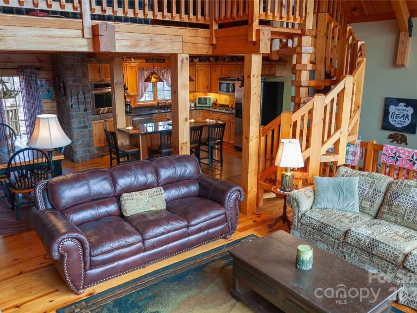 125 Turkey Ridge Trail, McGrady, NC 28649.  MLS# CAR4252396, YatesRealty ID 15196. Living Room