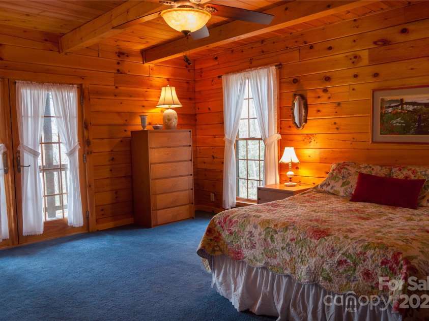 125 Turkey Ridge Trail, McGrady, NC 28649.  MLS# CAR4252396, YatesRealty ID 15196. Primary Bedroom