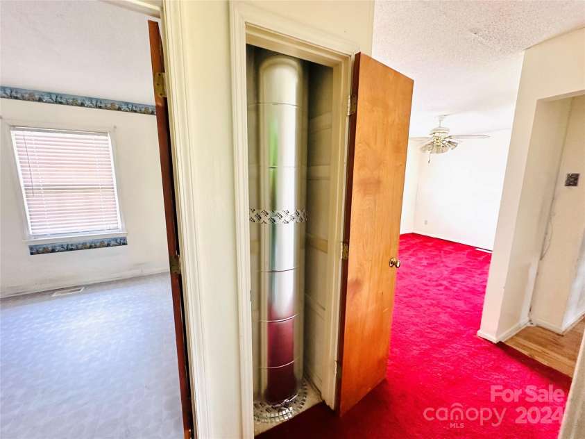 612 Dr Martin Luther King Jr Avenue, Enfield, NC 27823.  MLS# CAR4145152, YatesRealty ID 152. HVAC closet