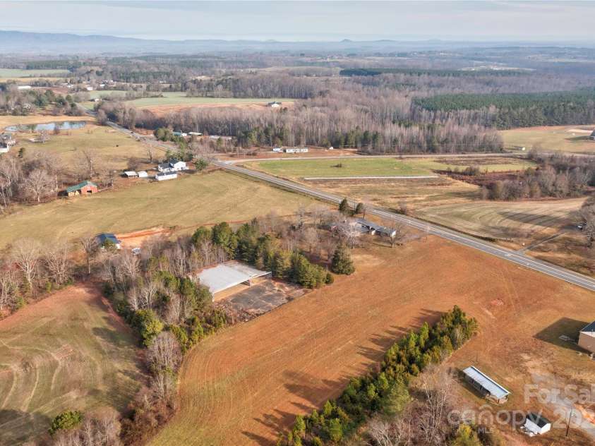 3809 Polkville Road, Shelby, NC 28150.  MLS# CAR4327106, YatesRealty ID 1520. Aerial View