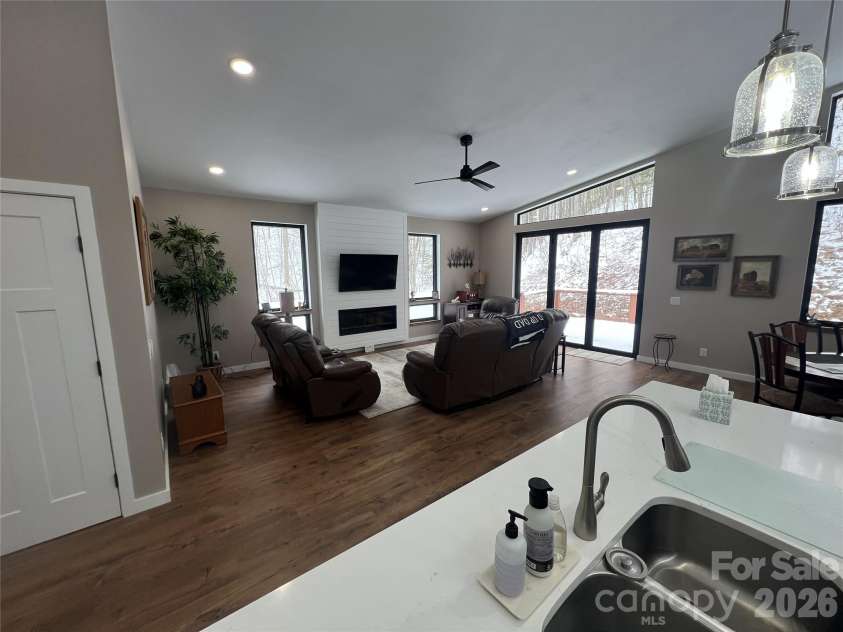 95 Round Top Road, Bryson City, NC 28713.  MLS# CAR4349232, YatesRealty ID 15200. Pantry Door to the left