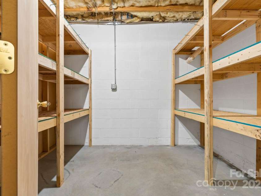 11227 Cool Springs Road, Cleveland, NC 27013.  MLS# CAR4257967, YatesRealty ID 15210. Storage Room in Basement!