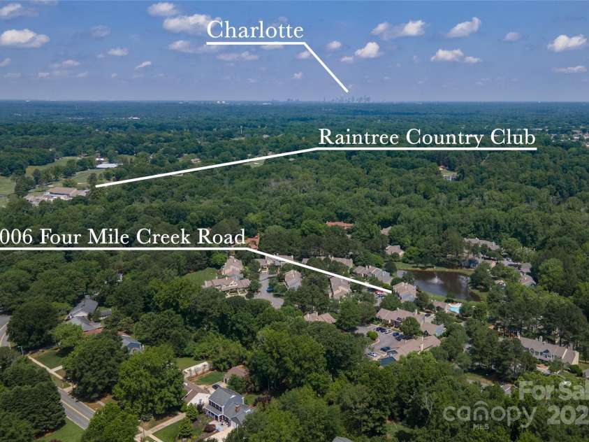 9006 Four Mile Creek Road, Charlotte, NC 28277.  MLS# CAR4260966, YatesRealty ID 15215. Proximity