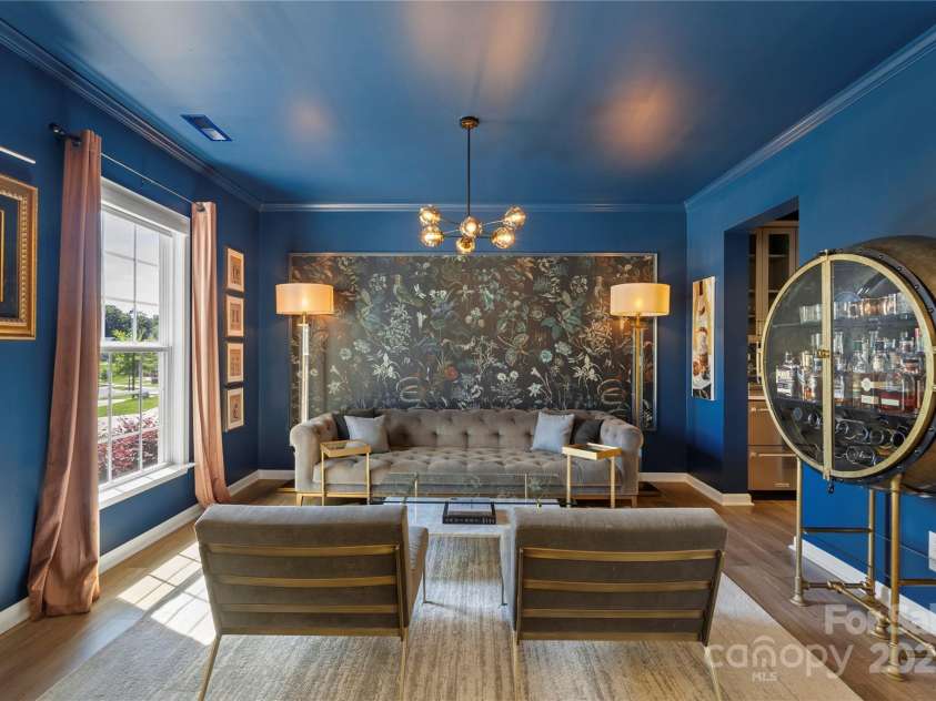 5050 Havencrest Drive, Fort Mill, SC 29715.  MLS# CAR4261068, YatesRealty ID 15224. Stunning, perfectly decorated lounge-like room. Again, can alternatively be used as a dining room.